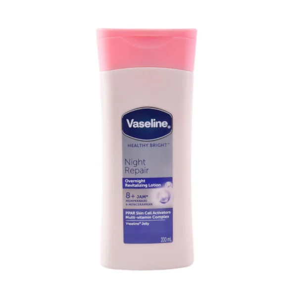 VASELINE LOTION HEALTHY BRIGHT NIGHT REPAIR 200 ML