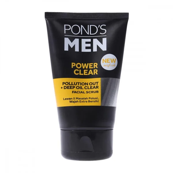 PONDS MEN POLLUTION FACIAL SCRUB POWER CLEAN 100 GM
