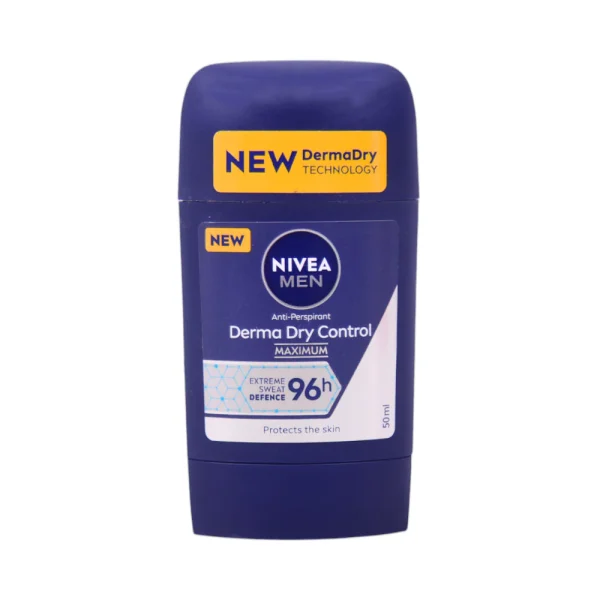 NIVEA DEODORANT ROLL ON STICK DERMA DRY CONTROL 50ML