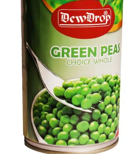 Dew Drop Green Peas Whole 380G