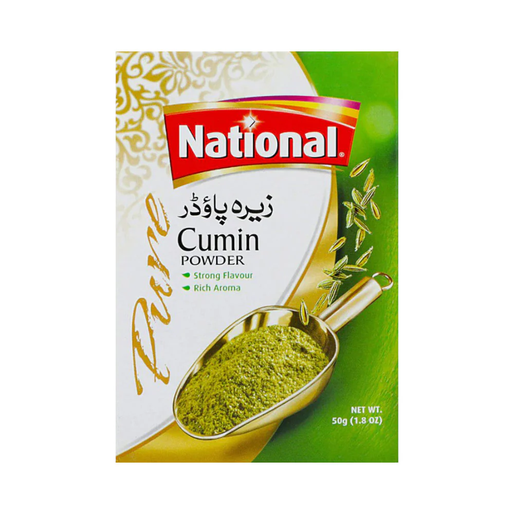 AFP-000009145 NATIONAL POWDER CUMIN SEED GROUND 50 GM - Image 1