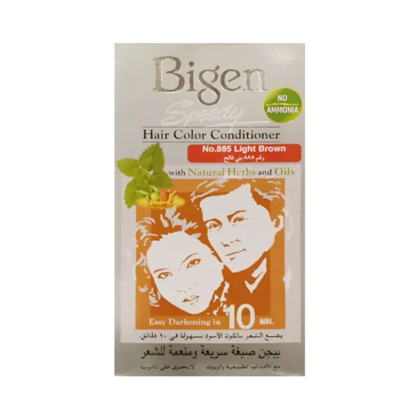 BIGEN SPEEDY HAIR COLOR CONDITIONER LIGHT BROWN 885