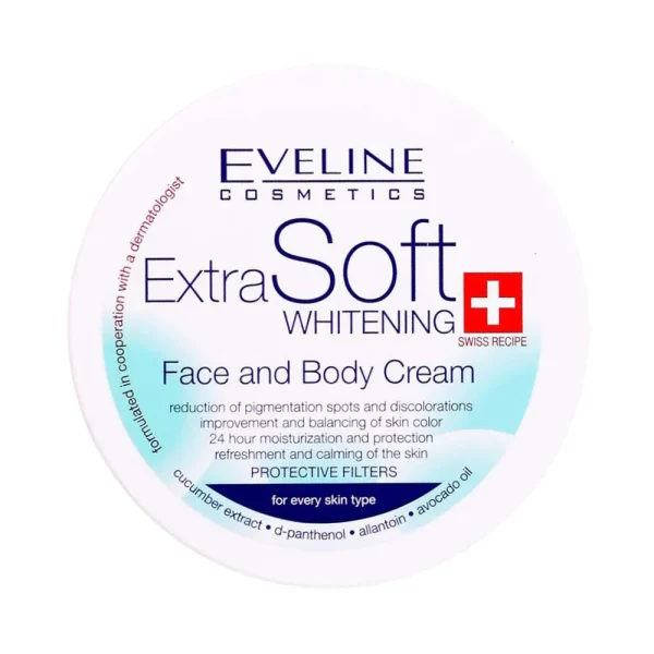 EVELINE FACE & BODY EXTRA SOFT WHITENING CREAM 200 ML