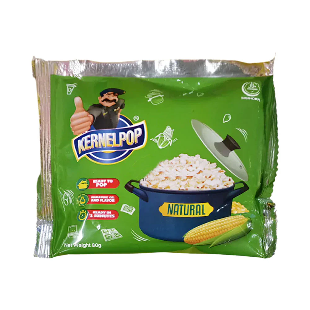 AFP-000113697_7fba98ab-442a-48d2-9b5e-9ced03f6d413 KERNEL POP CORN NATURAL 80 GM - Image 1