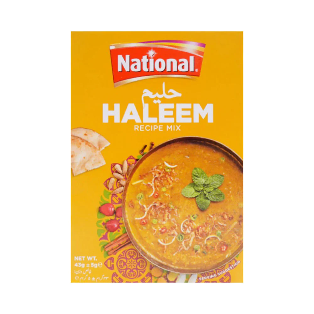 AFP-000114506_bbe3296c-460d-4021-957f-cab50335a015 NATIONAL MASALA HALEEM MIX 43 GM - Image 1
