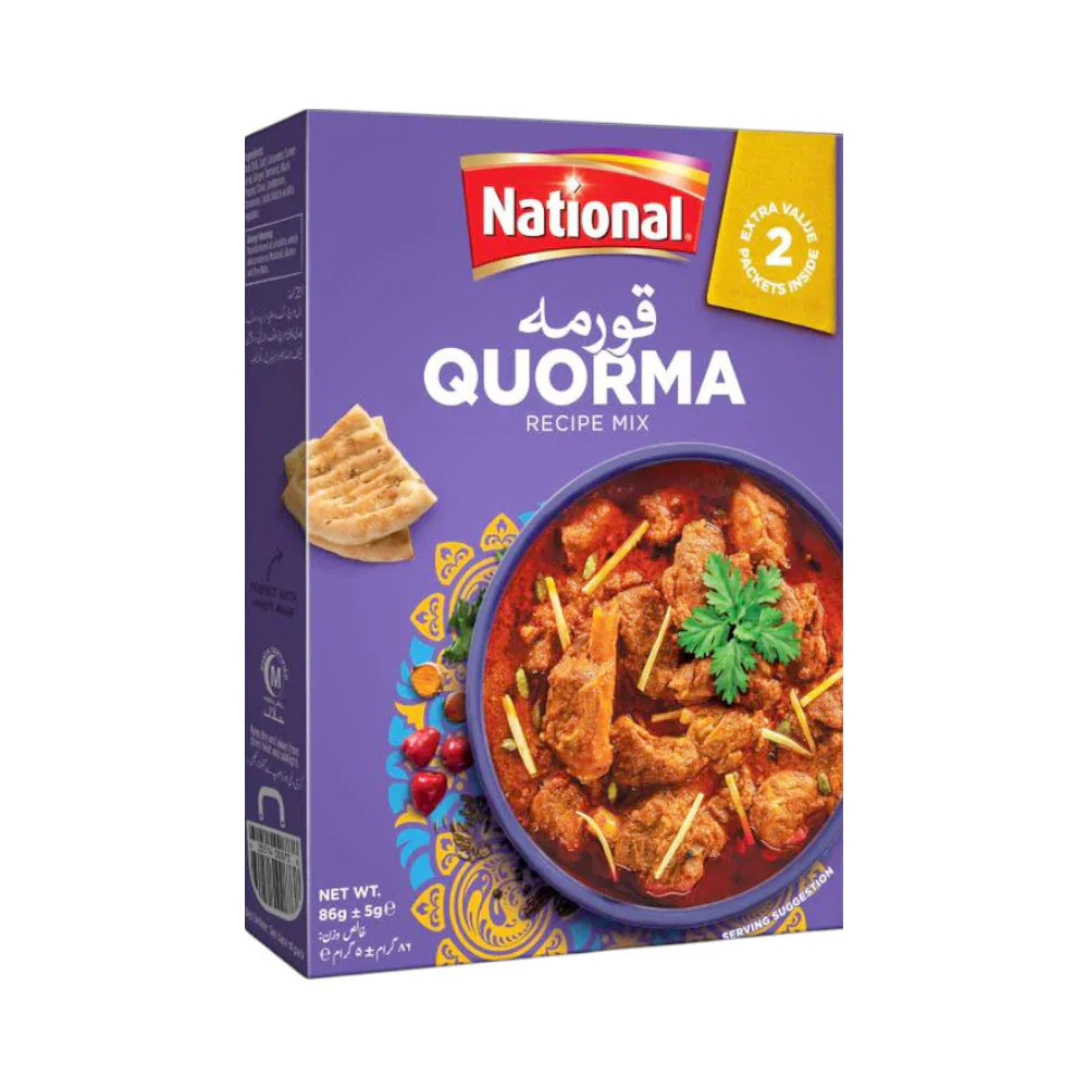 AFP-000114510 NATIONAL MASALA QUORMA DOUBLE PACK 86 GM - Image 1