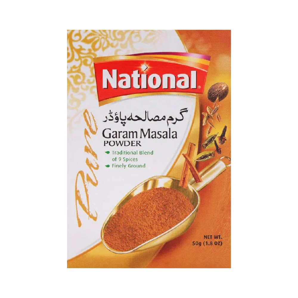 AFP-000114530_91262c7e-5901-490b-9884-07f25c4891d8 NATIONAL GARAM MASALA POWDER 50 GM - Image 1