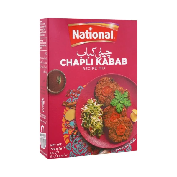 NATIONAL MASALA CHAPLI KABAB MIX 72 GM