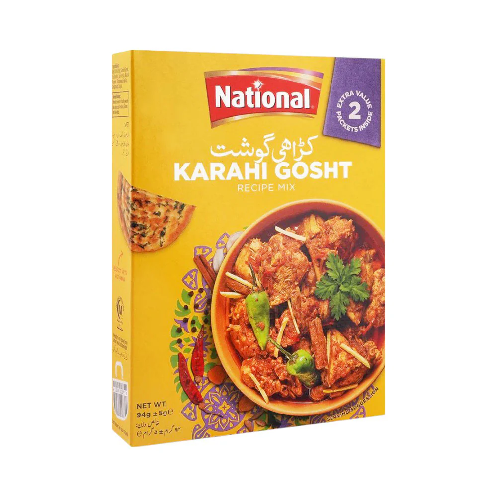 AFP-000114558 NATIONAL MASALA KARAHI GOSHT DOUBLE PACK 94 GM - Image 1
