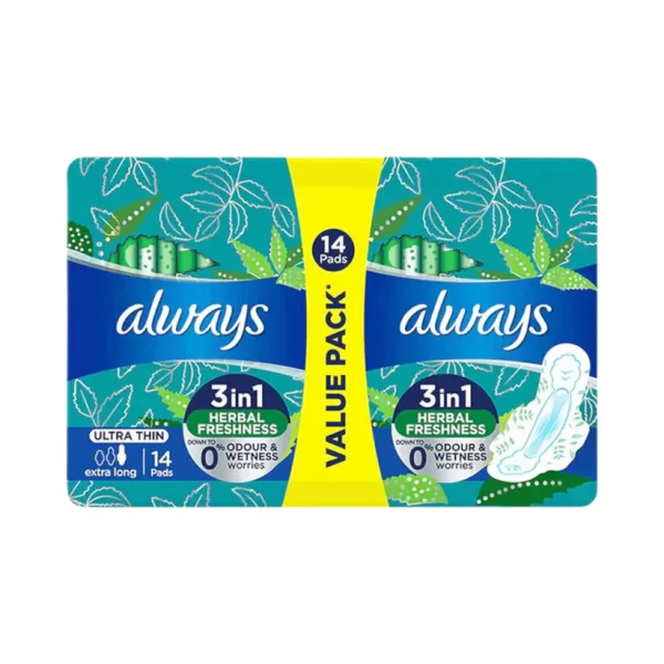 ALWAYS PADS ULTRA EXTRA LONG VALUE PACK 14PCS