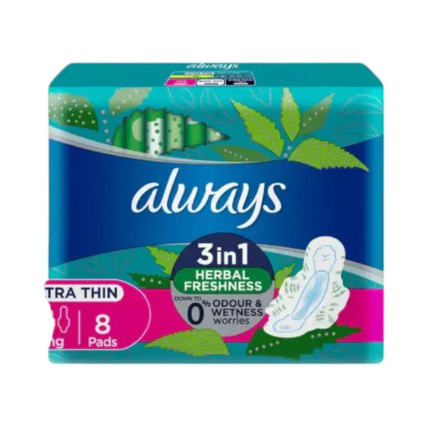 ALWAYS PADS ULTRA THIN LONG 8PCS