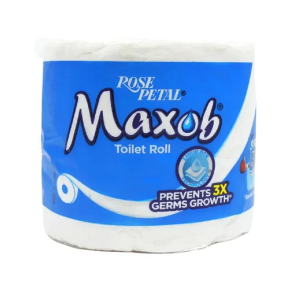 ROSE PETAL TISSUE MAXOB TOILET ROLL SINGLE