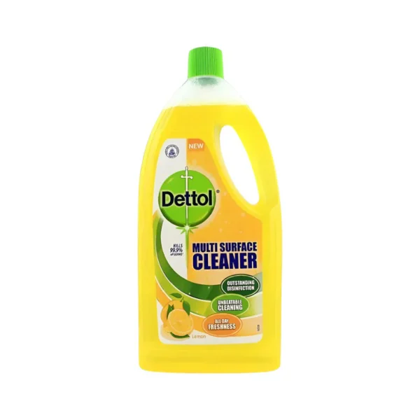 DETTOL SURFACE CLEANER MULTI LEMON 1 LTR