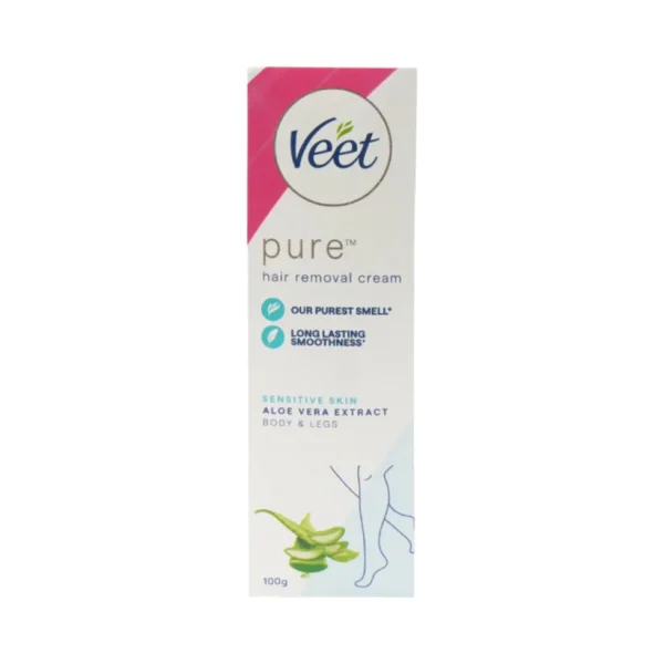 VEET HAIR REMOVAL CREAM SENSITIVE SKIN ALOE VERA 100 GM