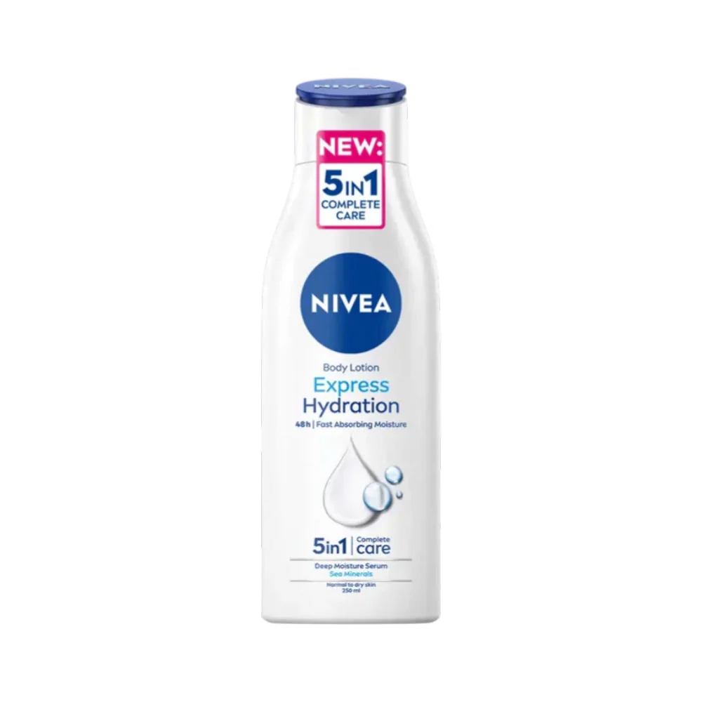 AFP-000118270_a7bc2077-814d-42c2-bbc3-8f7b11c52cad NIVEA BODY LOTION EXPRESS HYDRATION 48H 250 ML - Image 1