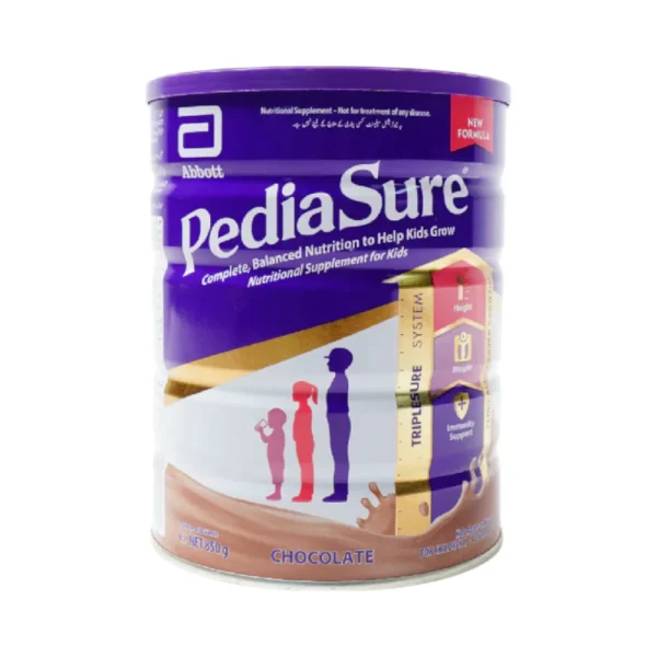 PEDIASURE NUTRI SUPPLEMENT POWDER FOR KIDS CHOCOLATE TIN 850GM