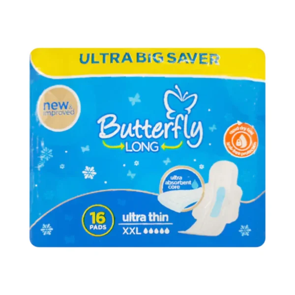 BUTTERFLY SANITARY NAPKINS ULTRA XXL SIZE 16 PCS