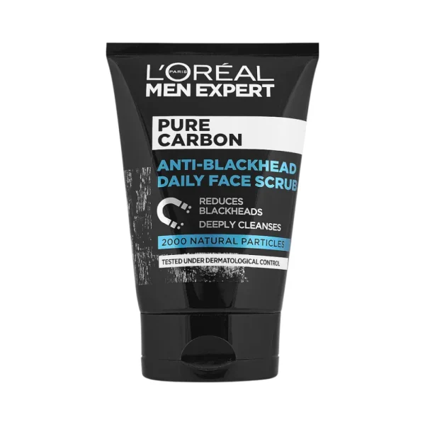 LOREAL FACE SCRUB MEN EXPERT PURE CHARCOAL 100 ML