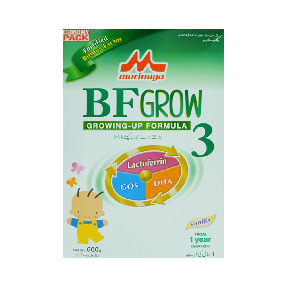 AFP-000283890 MORINAGA BF GROW GROWING-UP FORMULA VANILLA STAGE 3 600 GM - Image 1