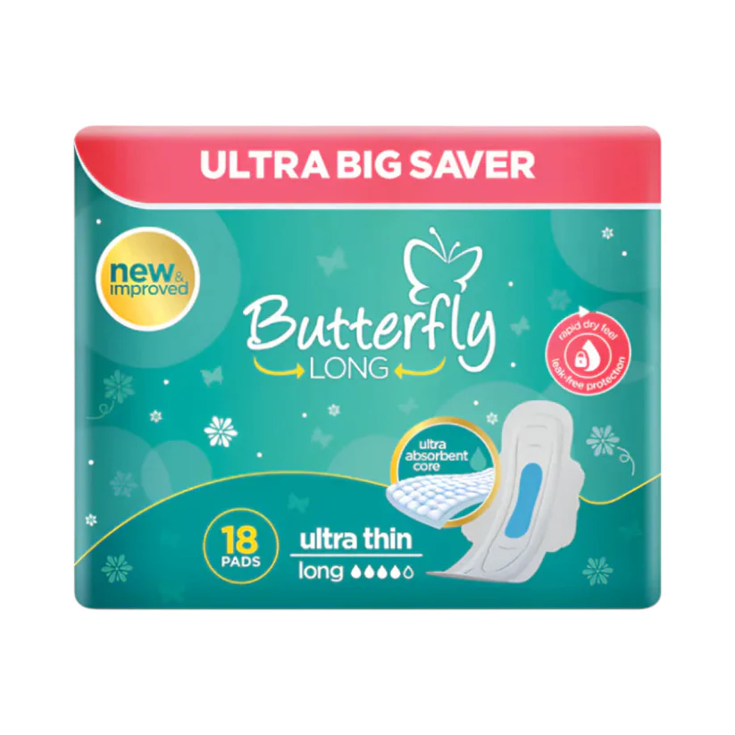 AFP-000301479_c528a415-ceb8-4227-bc59-9fc34b12d4a6 BUTTERFLY ULTRA BIG SAVER LONG 18 PCS - Image 1