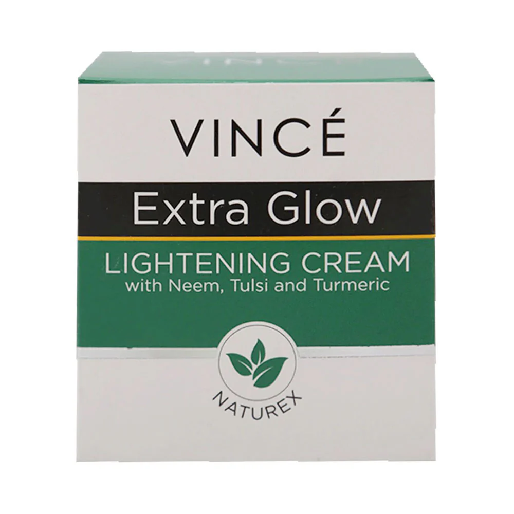 AFP-000324803_4e27f89f-fc93-428a-98d8-f79f4023537a VINCE EXTRA GLOW LIGHTENING CREAM WITH NEEM TULSI & TURME 40 - Image 1