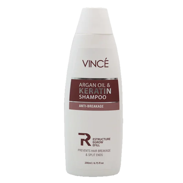 VINCE ARGAN OIL & KERATIN SHAMPOO ANTI-BREAKAGE 230 ML