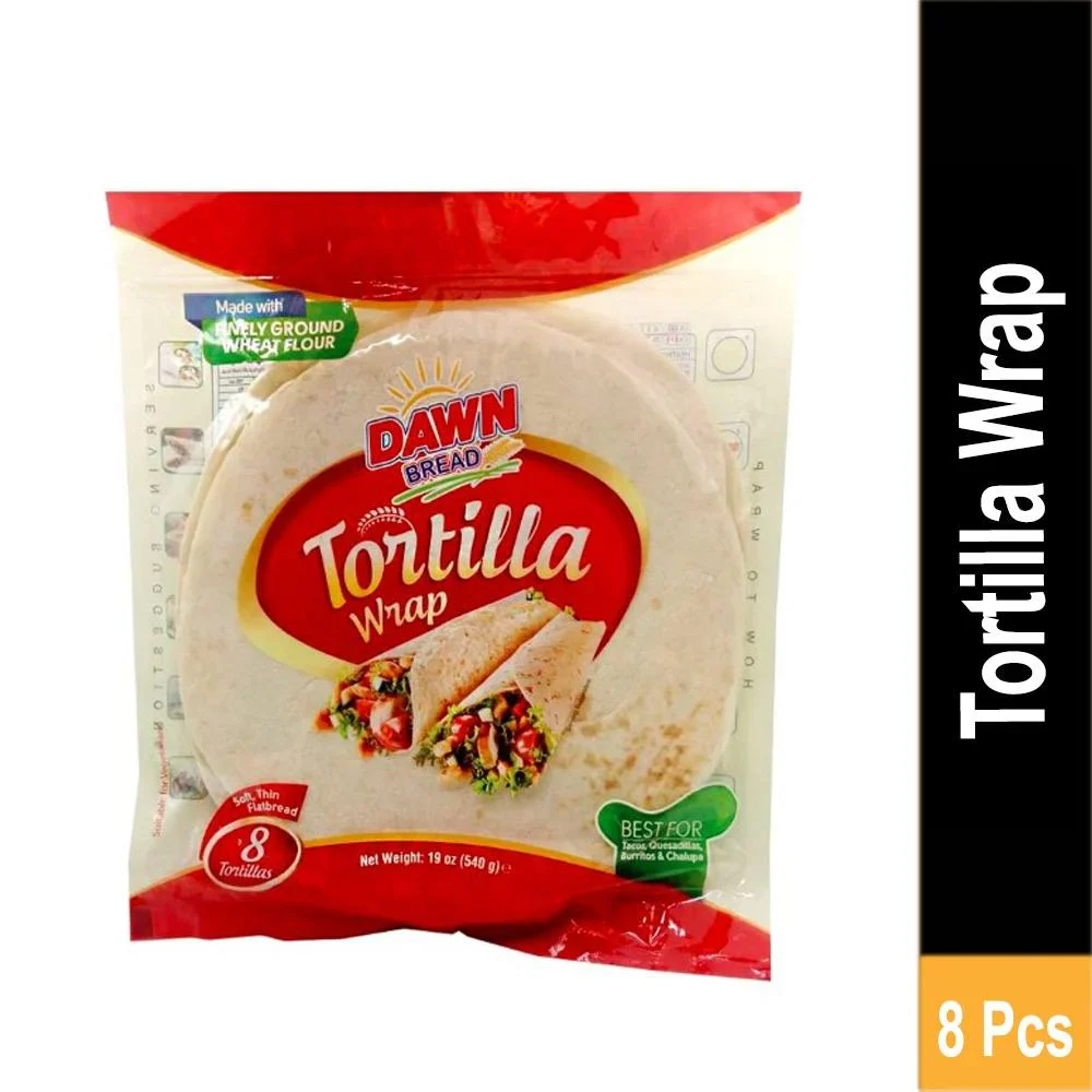 AFP-000415116-1000 DAWN BREAD TORTILLA WRAP LARGE 8PCS 540GM - Image 1