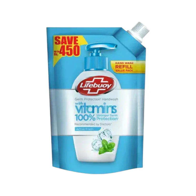 AFP-000458879_14a750d4-bbca-47f2-a5e9-de0d8fd10004 LIFEBUOY HAND WASH ACTV FRESH 900ML - Image 1