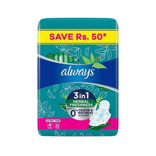 ALWAYS ULTRA PADS 3+1 PACK 32PCS