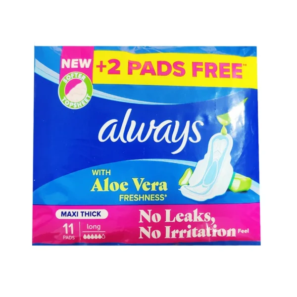 ALWAYS MAXI THICK EXTRA LONG 11 PADS