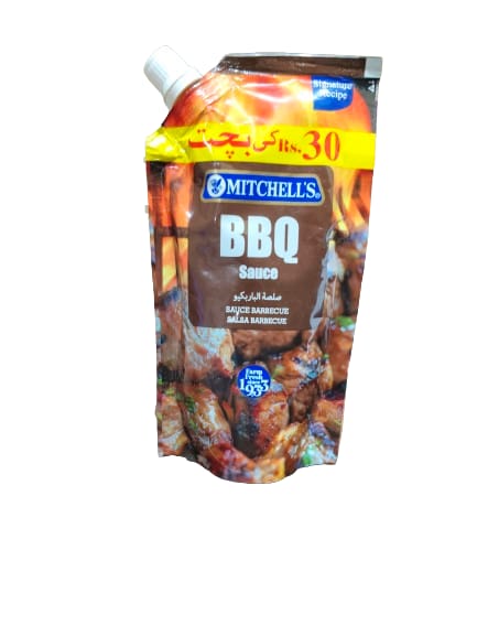 BBQ MITCHELLS BBQ SAUCE POUCH 200GM - Image 1