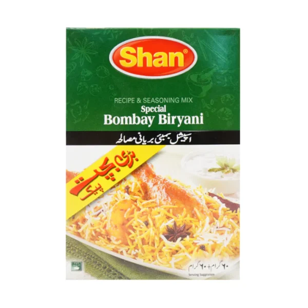 SHAN BOMBAY BIRYANI MASALA ECONOMY PACK 120 GM
