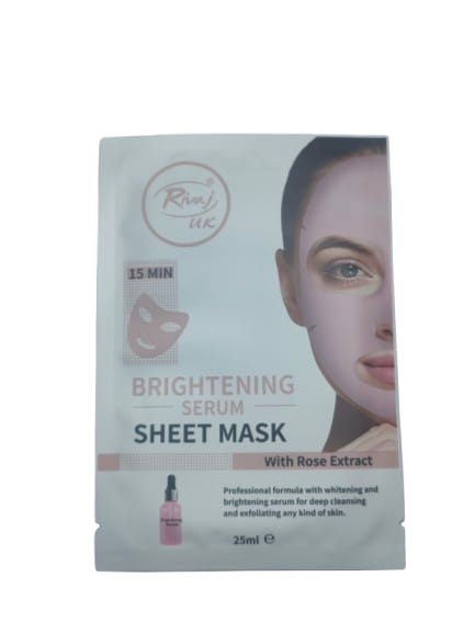 BRIGHT RIVAJ UK BRIGHTENING SERUM SHEET MASK - Image 1