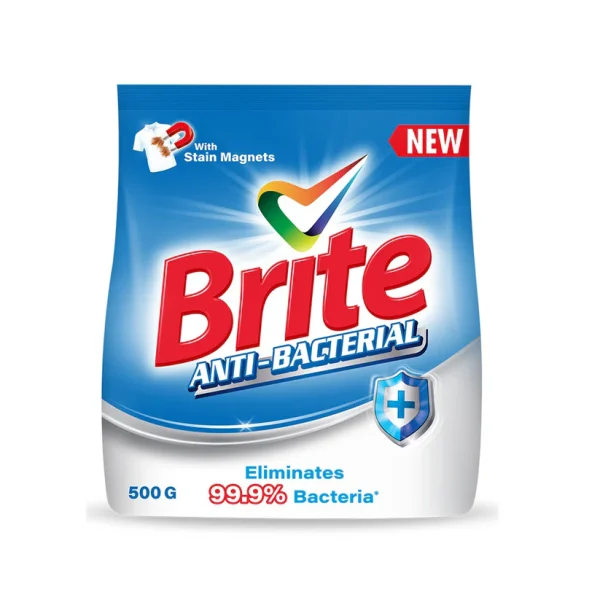 BRITE WASHING POWDER ANTI BACTERIAL 500 GM