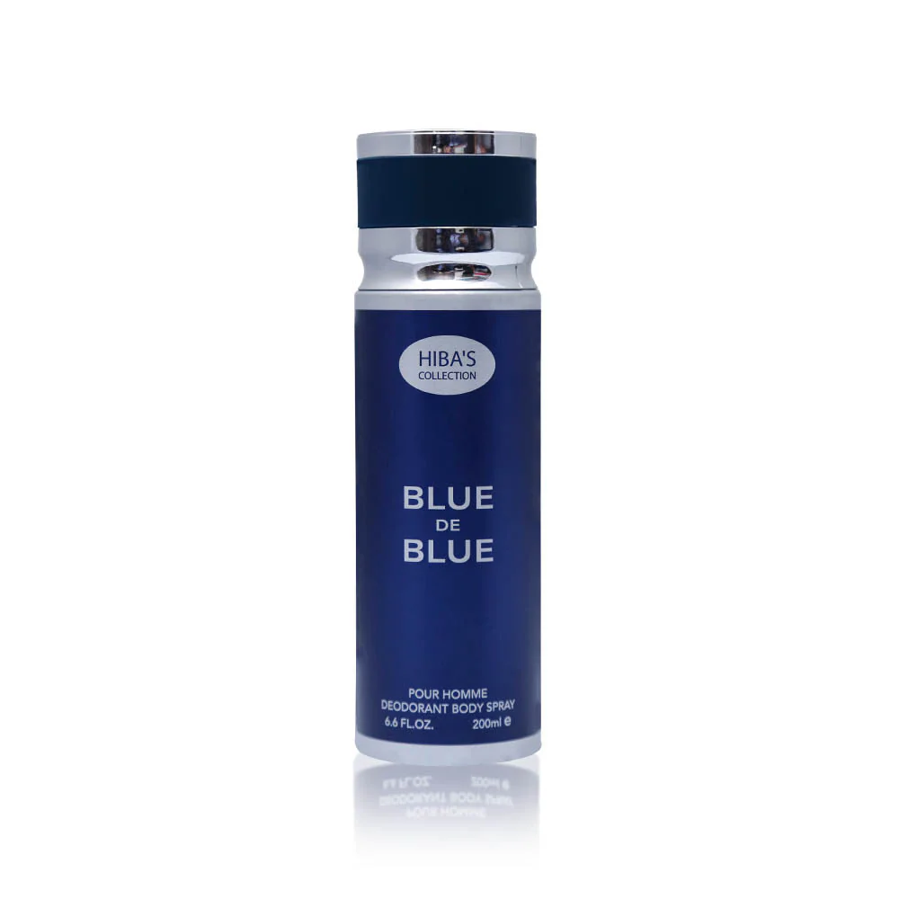 BlueDeBlue-1000x1000 HIBA'S COLLECTION DEODORANT BLUE DE BLUE 200 ML - Image 1