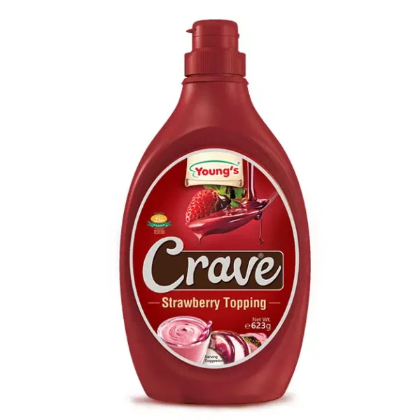YOUNGS CRAVE STRAWBERRY  TOPPING 300GM