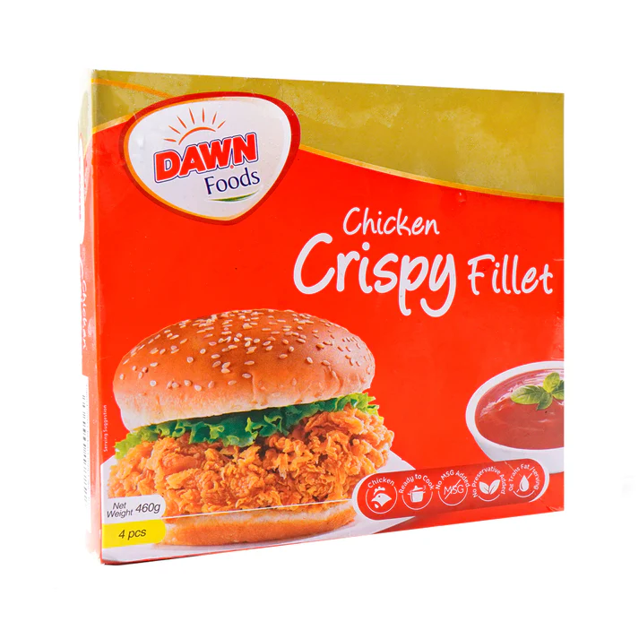 CRISPY 460 DAWN CHICKEN CRISPY FILLET 4 PC 460 GM - Image 1