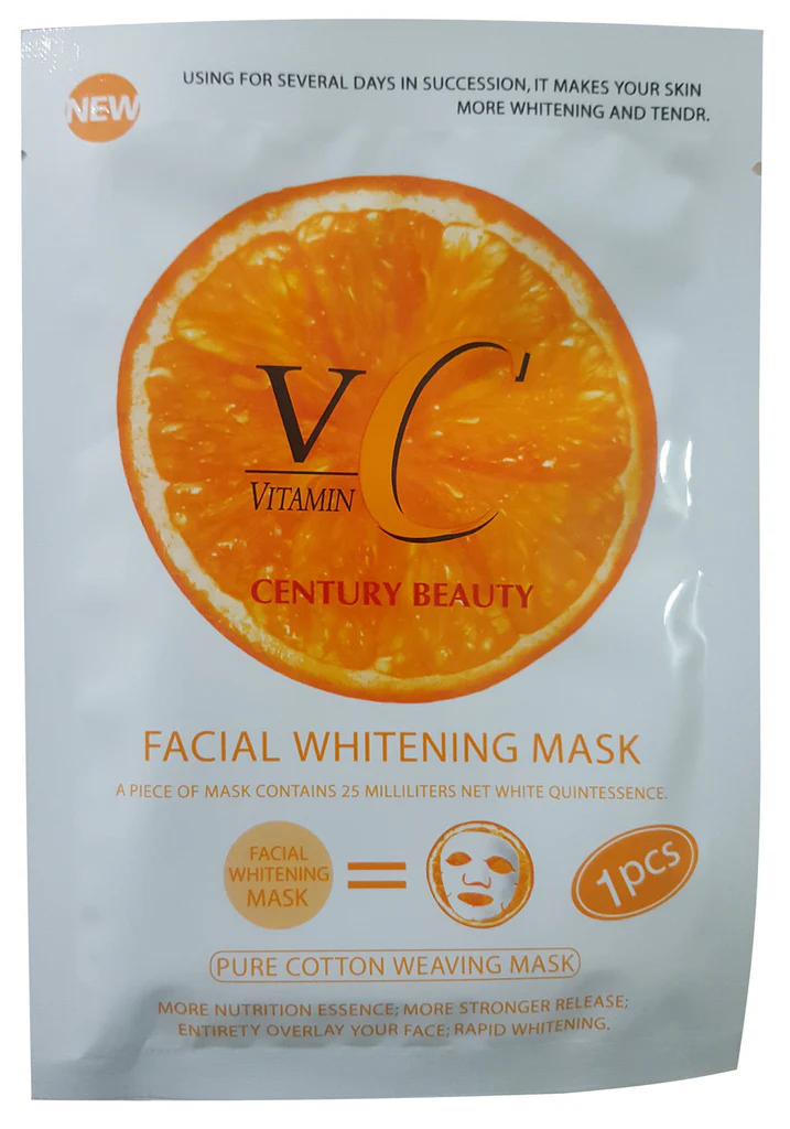CenturyBeautyVitaminCFacialWhiteningMask_1024x1024 BIOAQUA VITAMIN C CENTURY BEAUTY WHITENING FACIAL MASK - Image 1