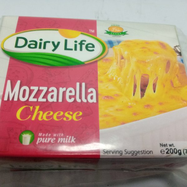DAIRY LIFE MOZZARELLA CHEESE 200GM