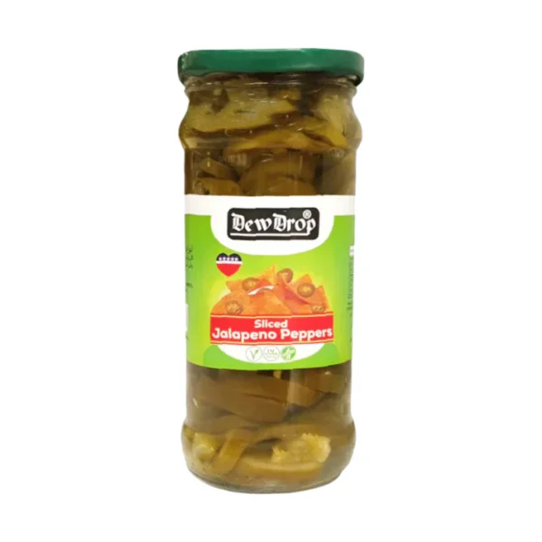 DEW DROP SLICED JALAPENO PEPPERS 320GM