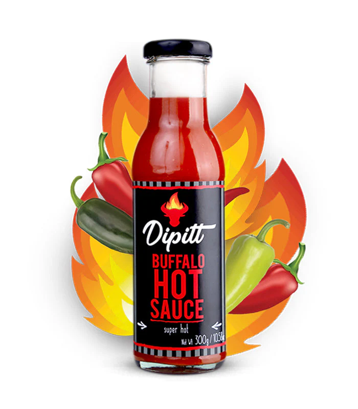DIPITT BUF HO DIPITT BUFFALO HOT SAUCE 300GM - Image 1