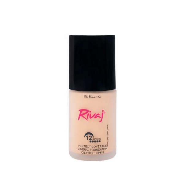 RIVAJ NATURAL BEIGE PERFECT COVERAGE MINERAL FOUNDATION