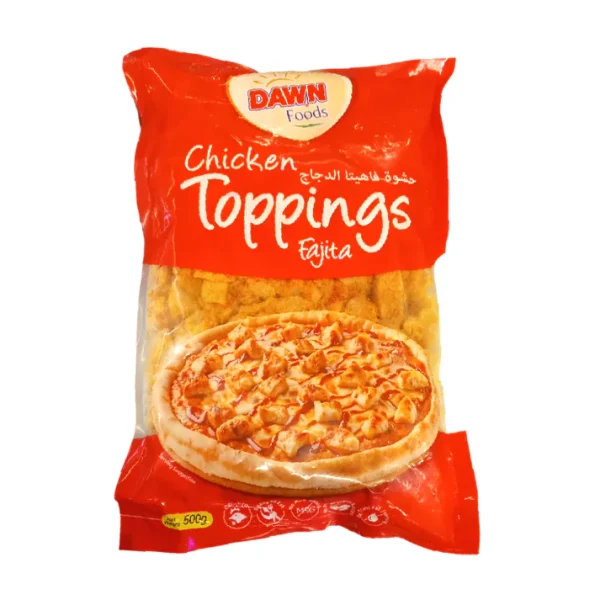 DAWN CHICKEN FAJITA TOPPING RETAIL PACK 500 GM