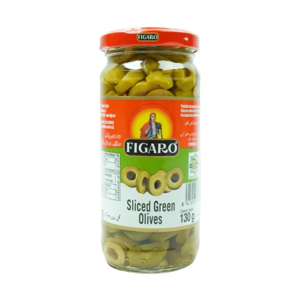FIGARO SLICED GREEN OLIVES 240GM
