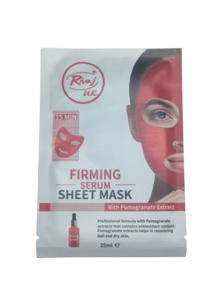 FIRMING RIVAJ UK FIRMING SERUM SHEET MASK - Image 1