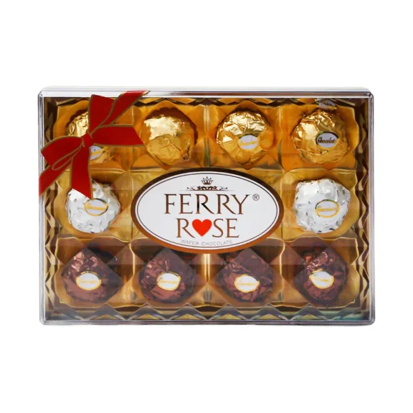 FERRY ROSE CHOCOLATE SQUARE BOX T-12 150 GM