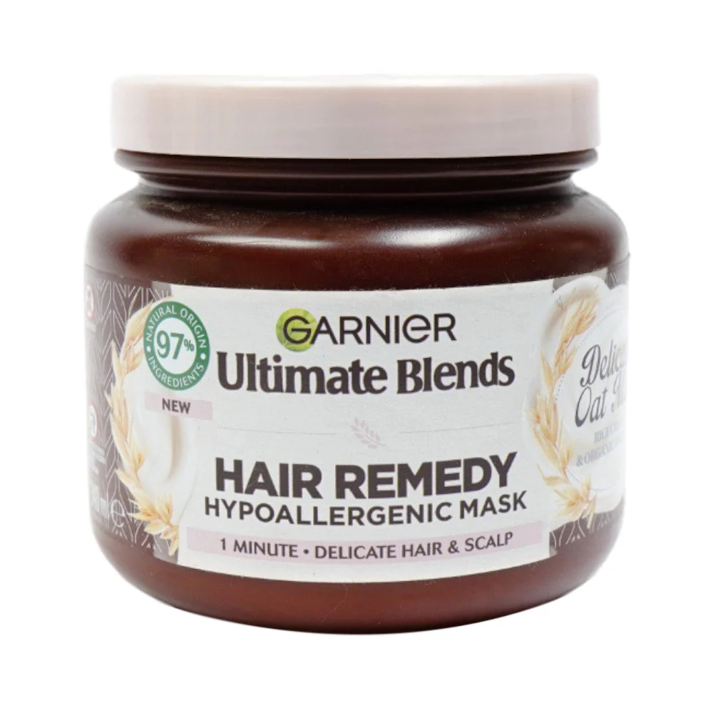 GARNIER ULTIMATE BLENDS HAIR MASK OAT GARNIER ULTIMATE BLENDS HAIR MASK DELICATE OAT MILK 340ML - Image 1