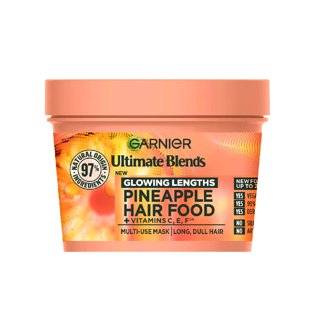 GARNIER ULTIMATE BLENDS HAIR MASK PINR GARNIER ULTIMATE BLENDS HAIR MASK PINEAPPLE 400ML - Image 1