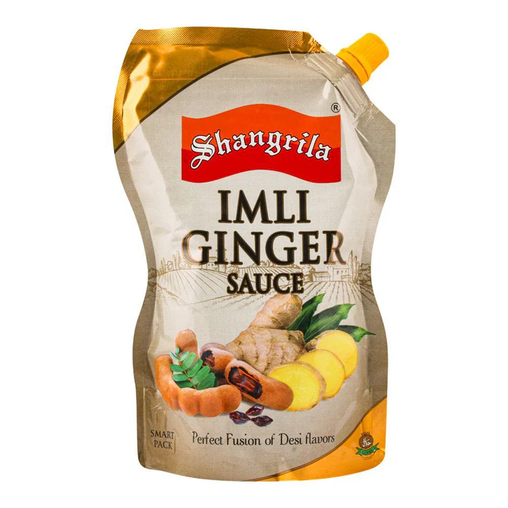 GING 400 SHANGRILA IMLI GINGER SAUCE POUCH 400 GM - Image 1