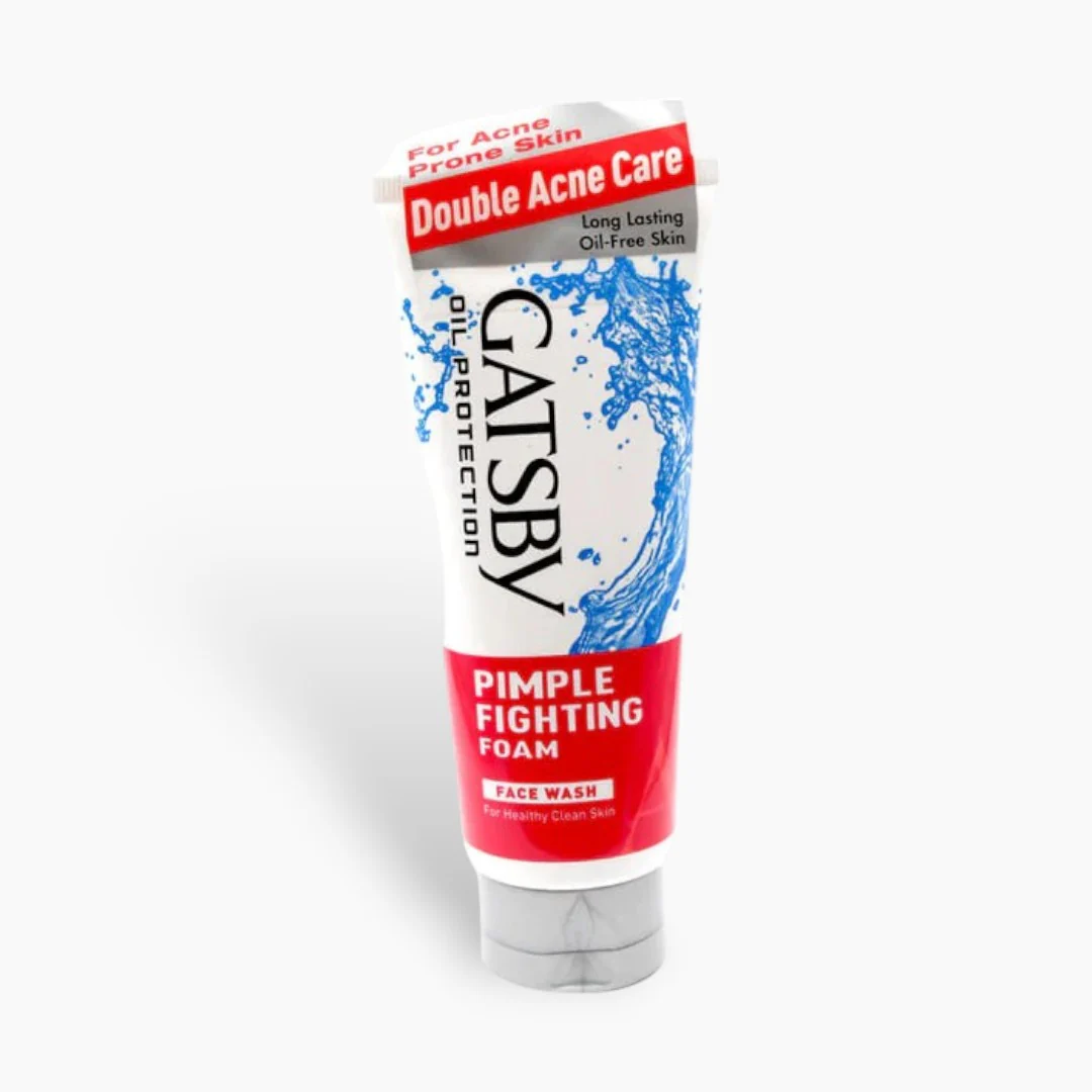 GatsbyPimpleFightingFaceWash120g-Photoroom GATSBY OIL PROTECTION PIMPLE FIGHTING FACE WASH 120G - Image 1